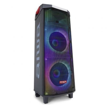 Aiwa KBTUS-710MKII Altavoz Portátil de Fiesta con Karaoke, RGB y 90W RMS